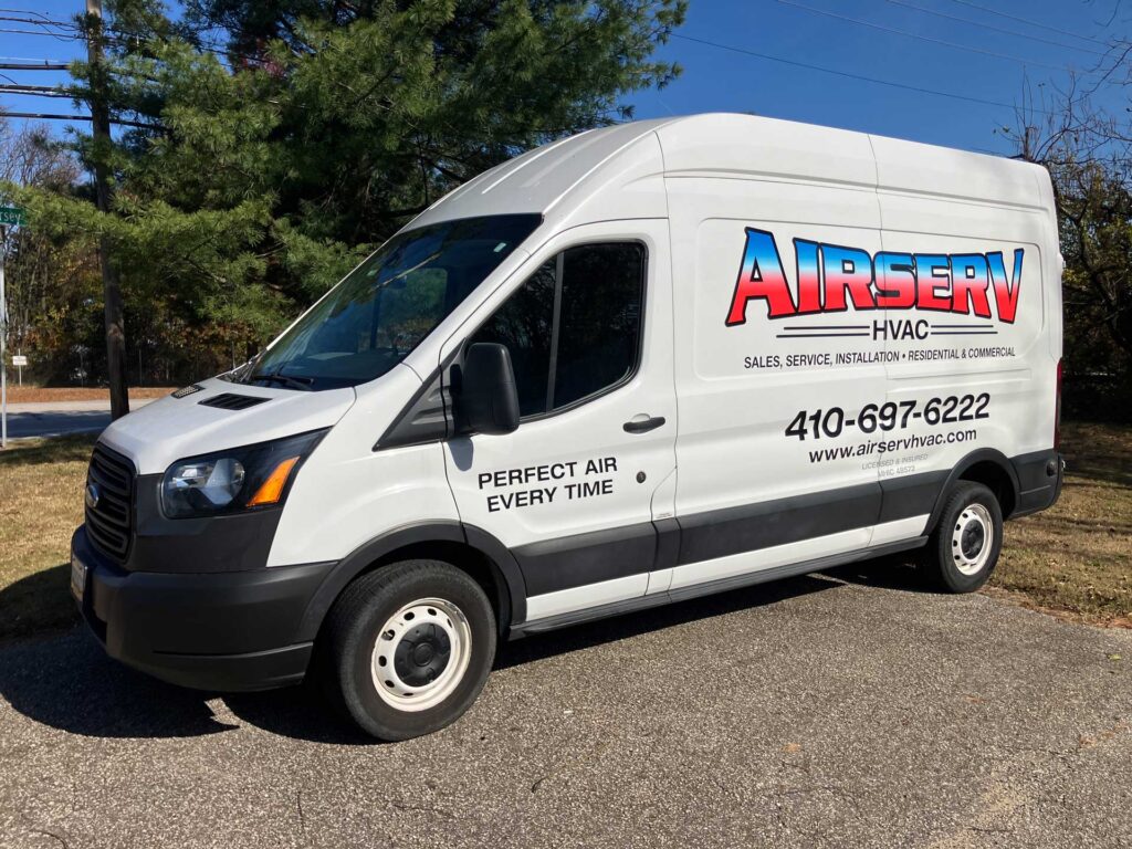 AirServ HVAC van